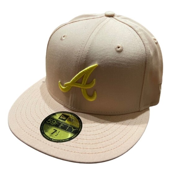 New Era Hat Club Exclusive Atlanta Braves Pink Sugar Shack 30th 7 1/2 - Picture 6 of 6